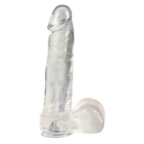 8 Inch Jelly Dildo With Big Balls