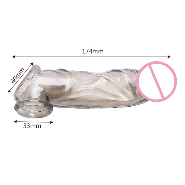 Crystal Clear Penis Extension For Enlargement