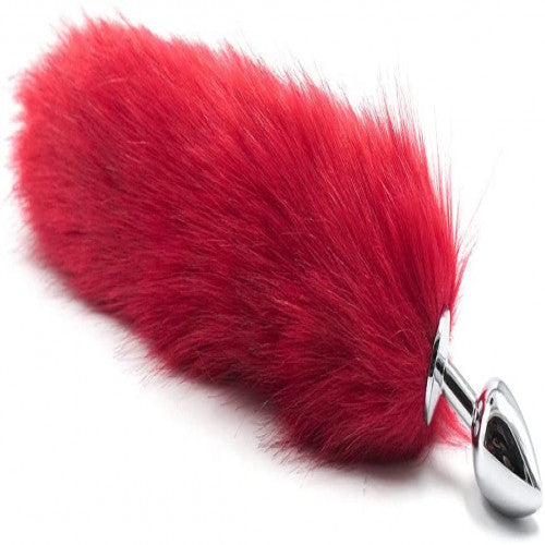 Fox Tail Butt Stainless Steel Anal Plug